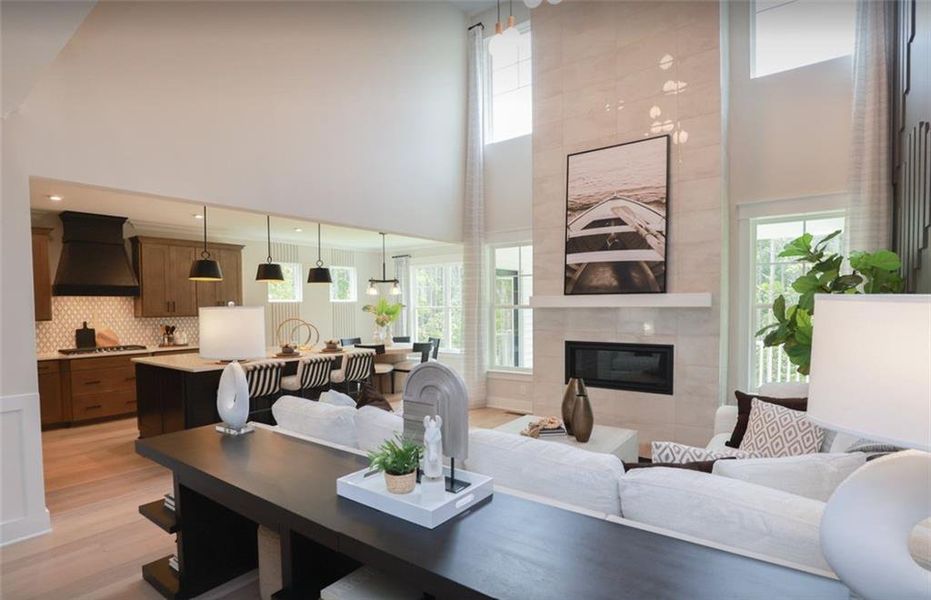 Furnished interior view inside a new home in , Pendergrass (Image 33).