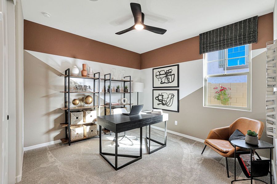 Representative furnished interior of a home built from the Sepia by Mattamy Homes in Empire Pointe, Queen Creek (Image 32).