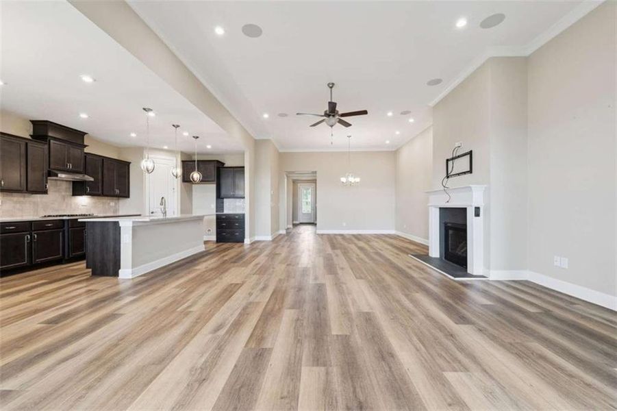 Furnished interior view inside a new home in , Hoschton (Image 3). Furnished interior view inside a new home in , Hoschton (Image 3).
