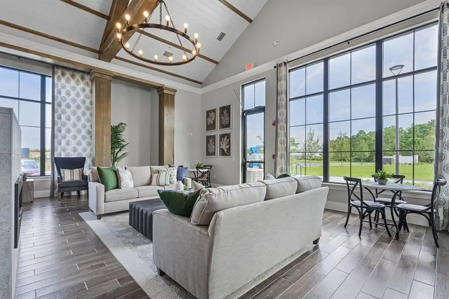Furnished interior view inside a new home in Harmony West, St. Cloud (Image 15).