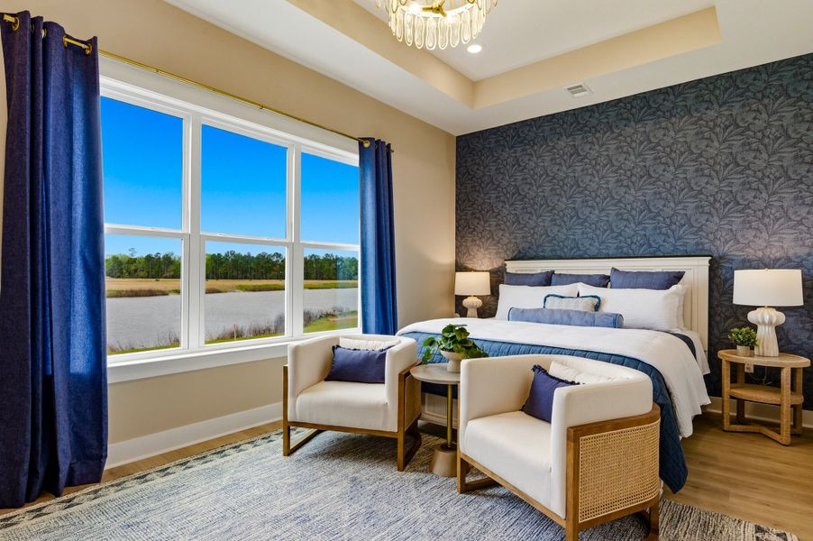 Representative furnished interior of a home built from the Sterling by Beazer Homes in Marshfield, Longs (Image 9).