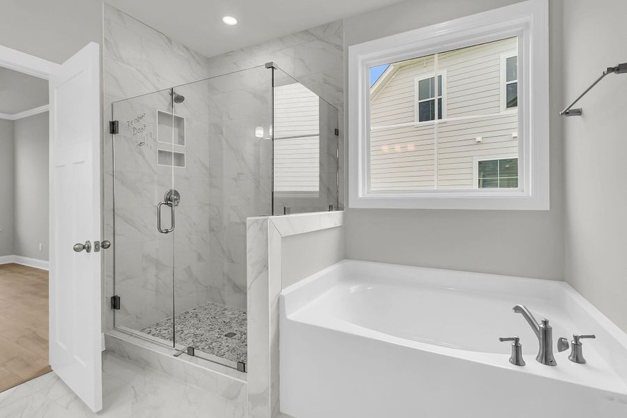Furnished interior view inside a new home in Tidewater at Lakes of Cane Bay, Summerville (Image 3).