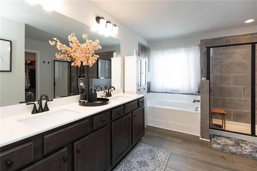 Furnished interior view inside a new home in Westgate Enclave, Loganville (Image 33).