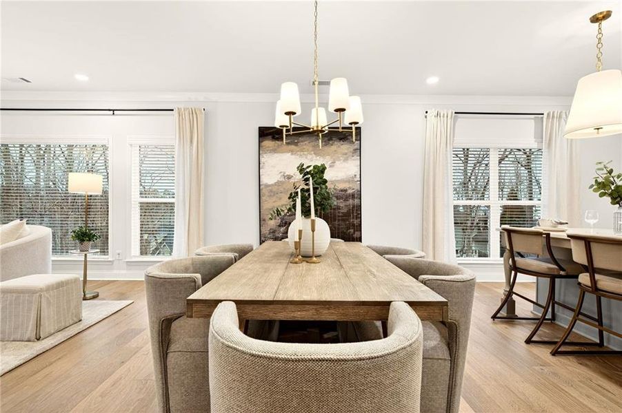 Furnished interior view inside a new home in River Rock, Ball Ground (Image 31).