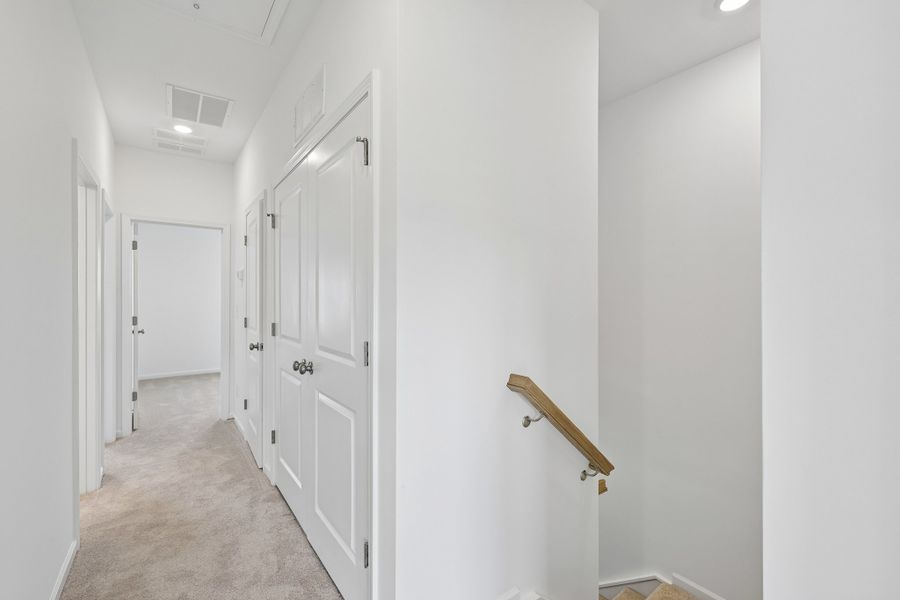 Spacious, unfurnished interior of a new home in Senata at Research Park, Charlotte (Image 32). Spacious, unfurnished interior of a new home in Senata at Research Park, Charlotte (Image 32).