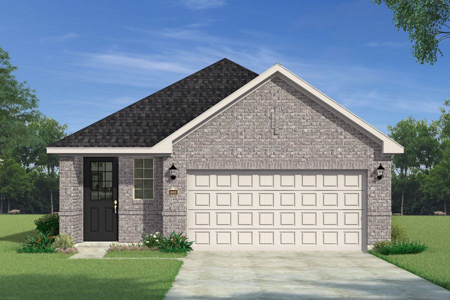 Representative exterior photo of a completed home built from the Alford by Mattamy Homes in Spiritas Ranch, Little Elm, TX (Image 3).