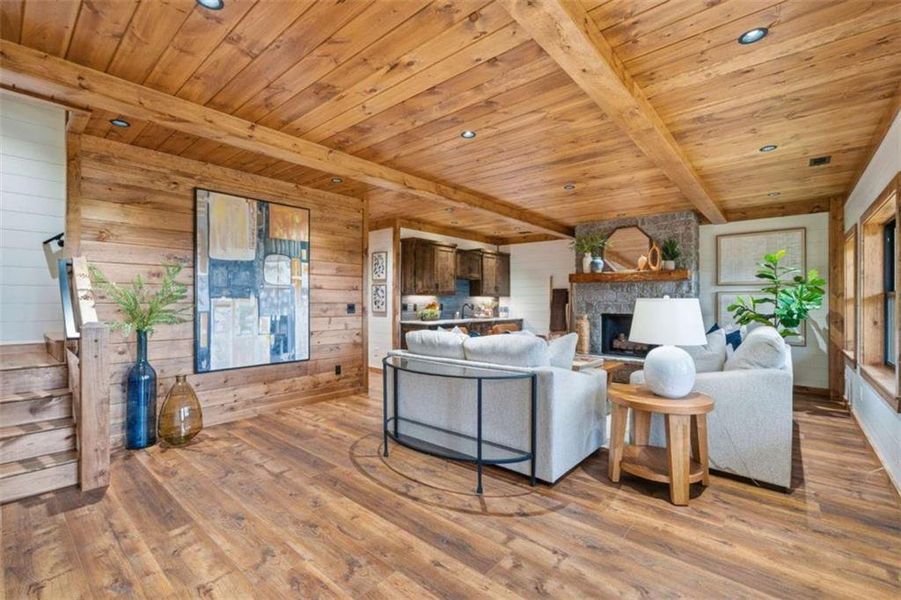 Furnished interior view inside a new home in , Blue Ridge (Image 3).
