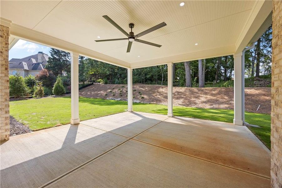 Exterior details and patio area of a home in , Marietta (Image 37).
