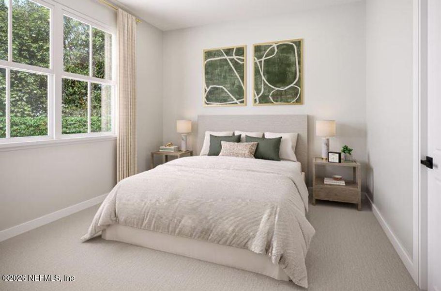 Furnished interior view inside a new home in Seminole Palms Single-Family Homes, Palm Coast (Image 7).