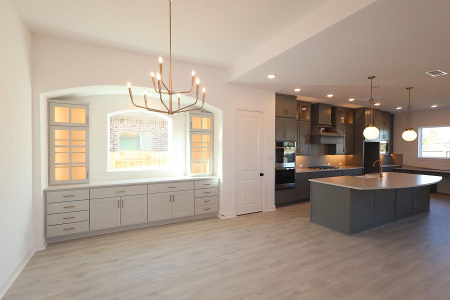 Furnished interior view inside a new home in Grand Central Park 55' Homesites, Conroe (Image 3).