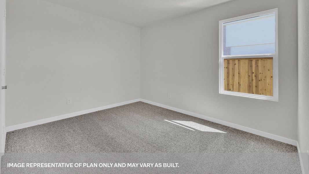 Representative unfurnished interior of a home built from the The Diana by D.R. Horton in Mayfair, New Braunfels (Image 17).