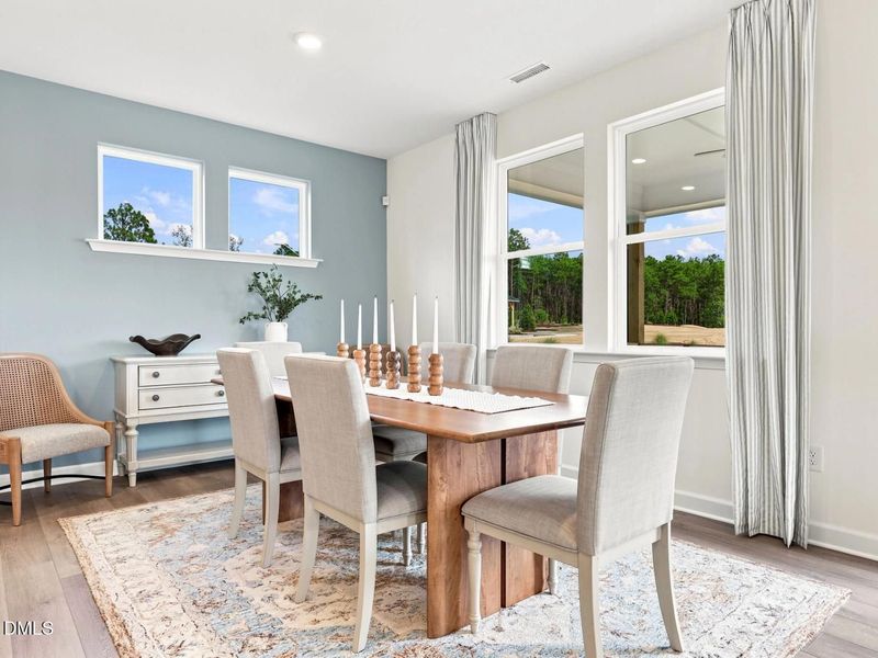 Furnished interior view inside a new home in Sage on North Main, Wake Forest (Image 35).