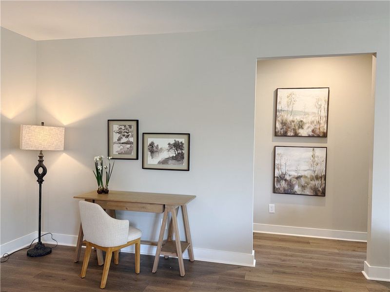 Furnished interior view inside a new home in Walker's Pointe, Anderson (Image 9).