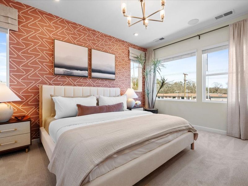 Furnished interior view inside a new home in Southmont, Charlotte (Image 7). Furnished interior view inside a new home in Southmont, Charlotte (Image 7).