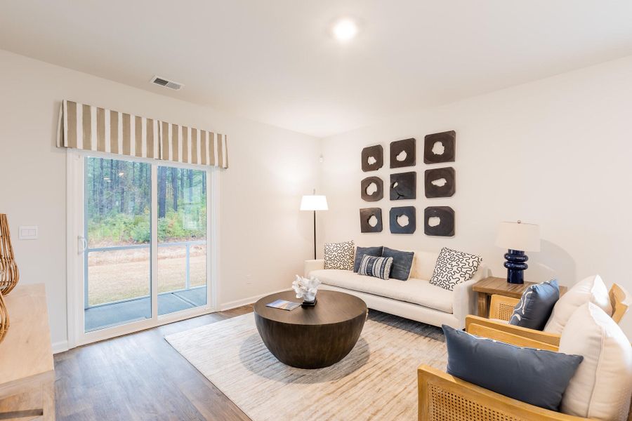 Furnished interior view inside a new home in , Summerville (Image 9). Furnished interior view inside a new home in , Summerville (Image 9).