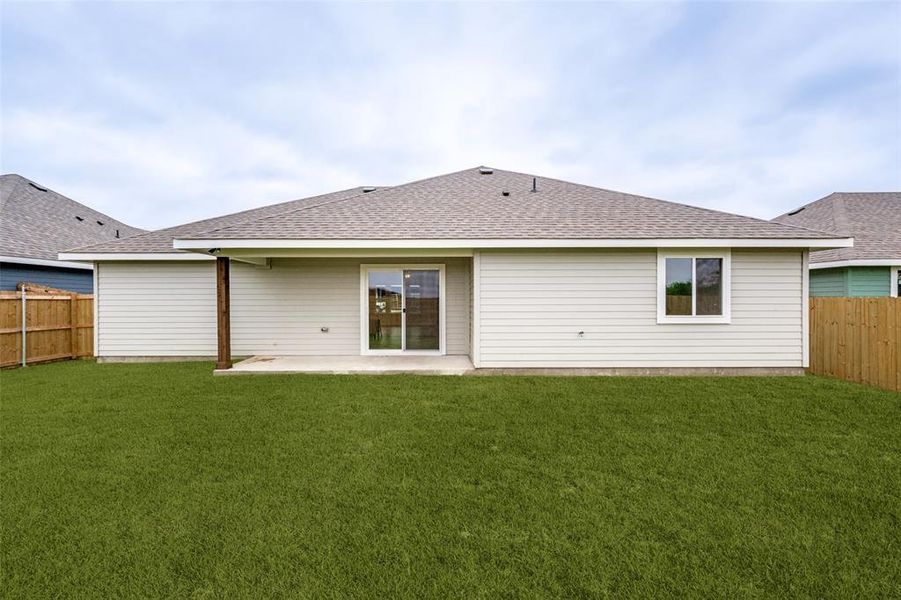 Exterior details and patio area of a home in , Whitesboro (Image 4). Exterior details and patio area of a home in , Whitesboro (Image 4).