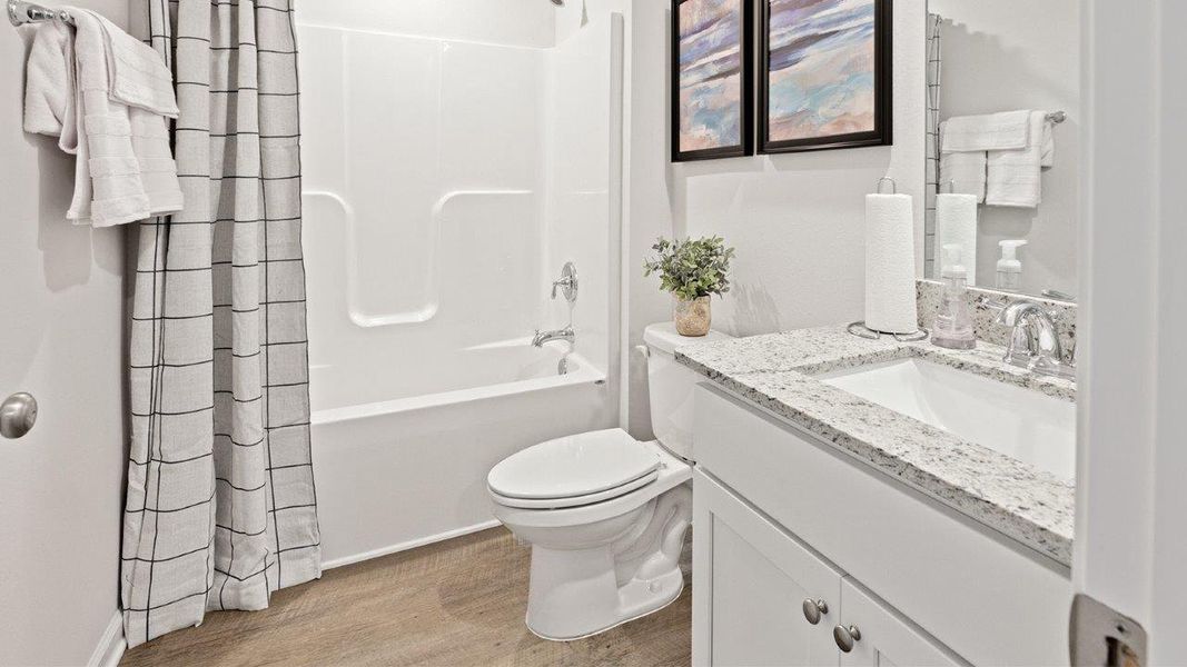 Representative furnished interior of a home built from the The Cali by D.R. Horton in Lake Mary Forest, Tallahassee (Image 32).
