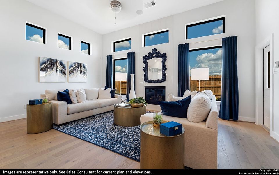 Furnished interior view inside a new home in Megan's Landing, Castroville (Image 10). Furnished interior view inside a new home in Megan's Landing, Castroville (Image 10).