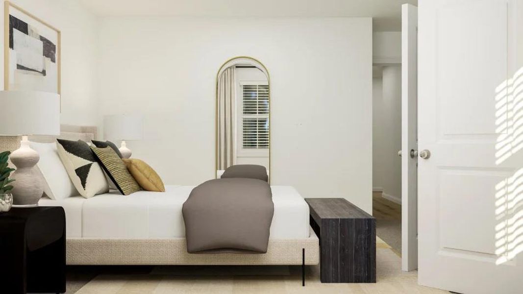 Furnished interior view inside a new home in Meadowlark Preserve, Pflugerville (Image 3).