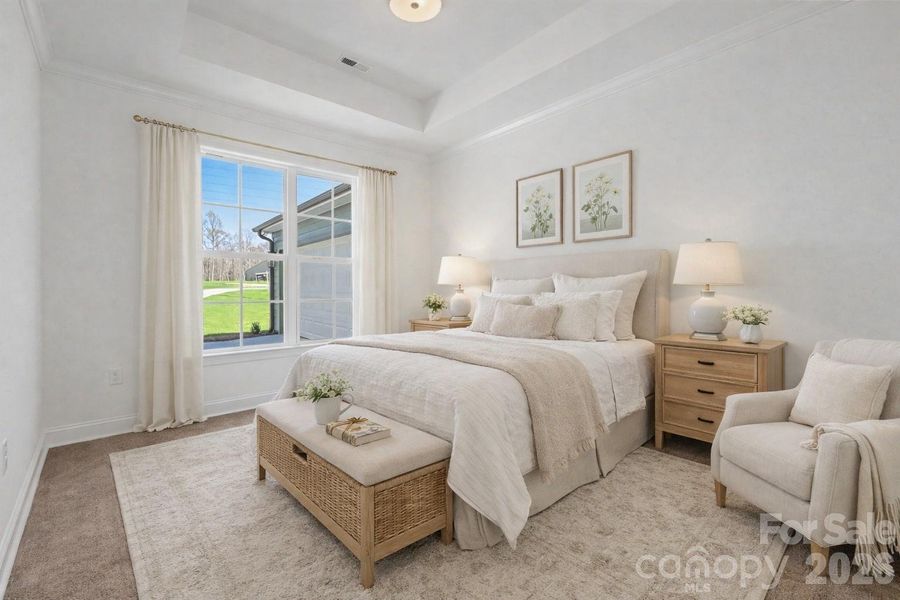 Furnished interior view inside a new home in , Monroe (Image 8).