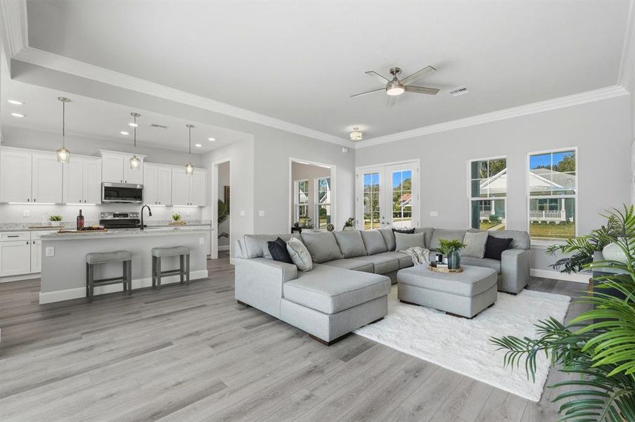 Furnished interior view inside a new home in , Lake Helen (Image 15).