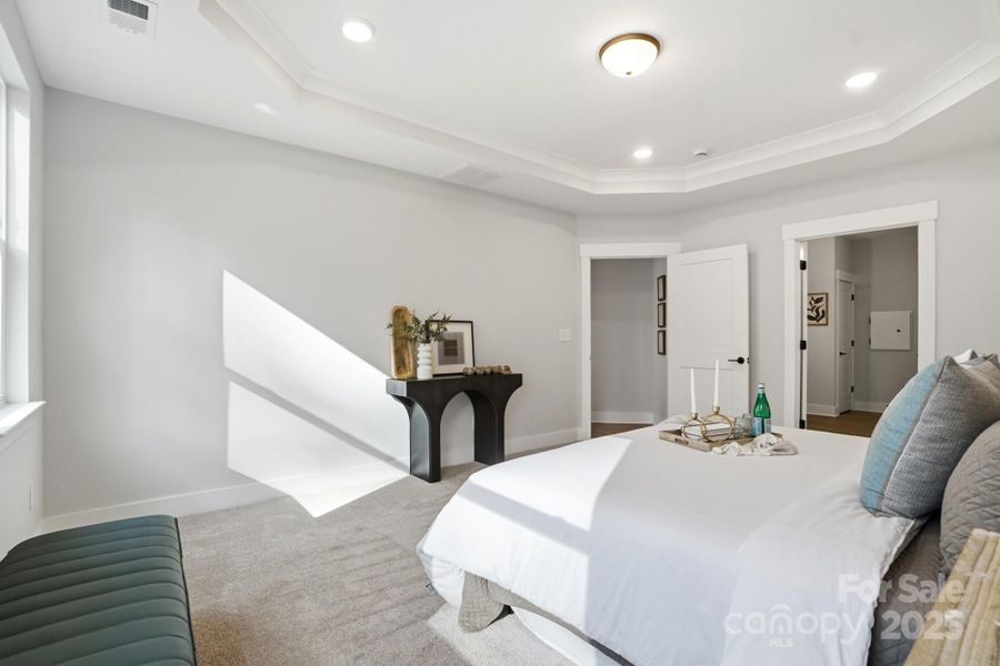 Furnished interior view inside a new home in Villas at Prestwick, Mooresville (Image 16).