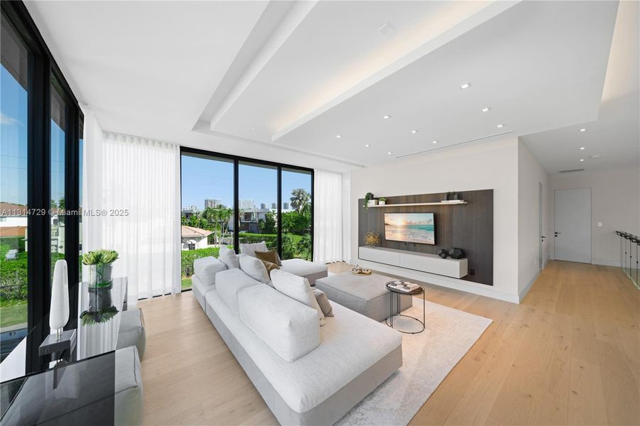 Furnished interior view inside a new home in , North Miami Beach (Image 29). Furnished interior view inside a new home in , North Miami Beach (Image 29).