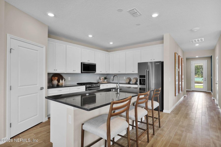 Furnished interior view inside a new home in Westerly Park at Wildlight, Yulee (Image 5).