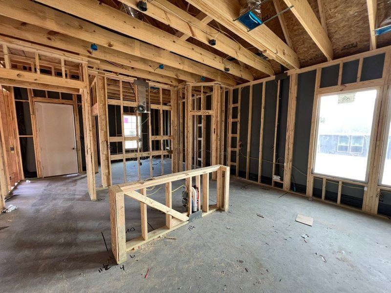 In-progress construction of a new home in Waterford Park, Weatherford, TX (Image 6).