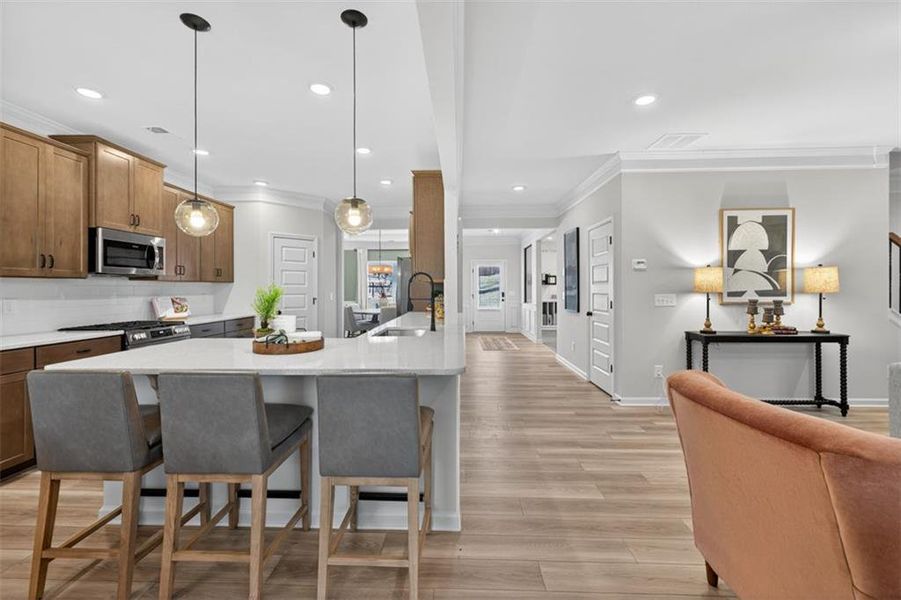 Furnished interior view inside a new home in Jones Ridge, Dallas (Image 30).
