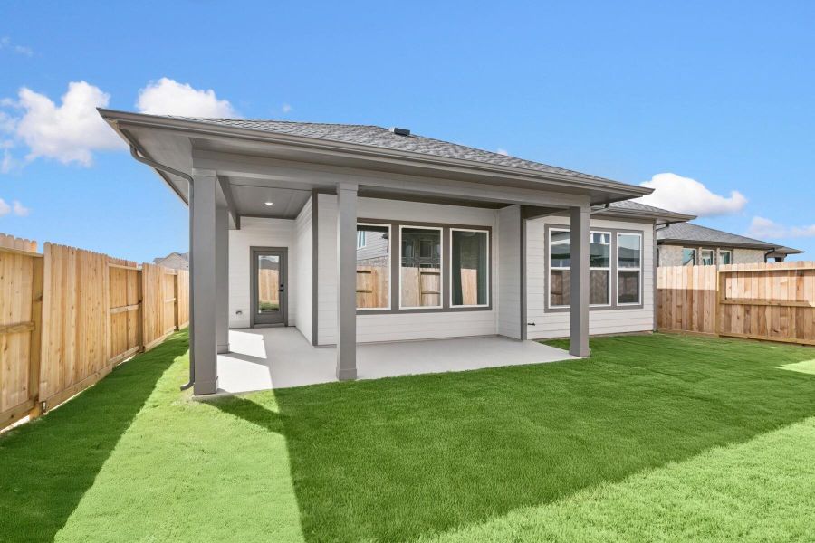 Exterior details and patio area of a home in Jubilee, Hockley (Image 4). Exterior details and patio area of a home in Jubilee, Hockley (Image 4).