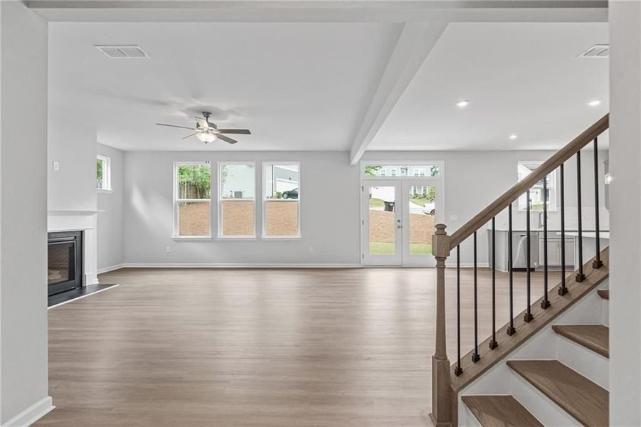 Spacious, unfurnished interior of a new home in Riverwood, Dallas (Image 25). Spacious, unfurnished interior of a new home in Riverwood, Dallas (Image 25).