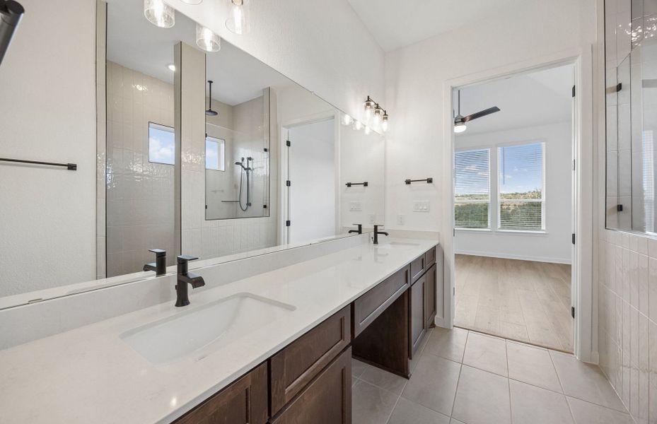 Representative furnished interior of a home built from the Wheeler by Pulte Homes in West Cypress Hills, Spicewood (Image 12).