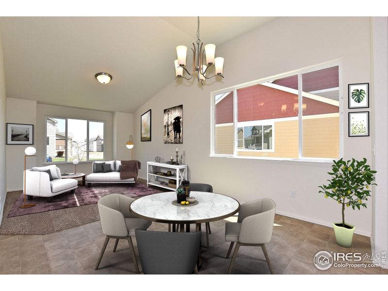 Furnished interior view inside a new home in , Johnstown (Image 6).