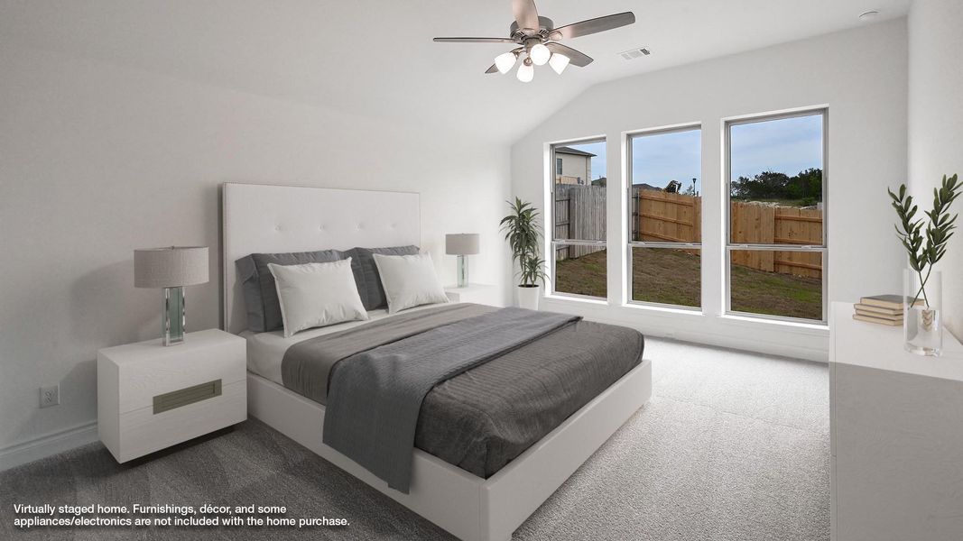 Furnished interior view inside a new home in La Cima 50', San Marcos (Image 6).