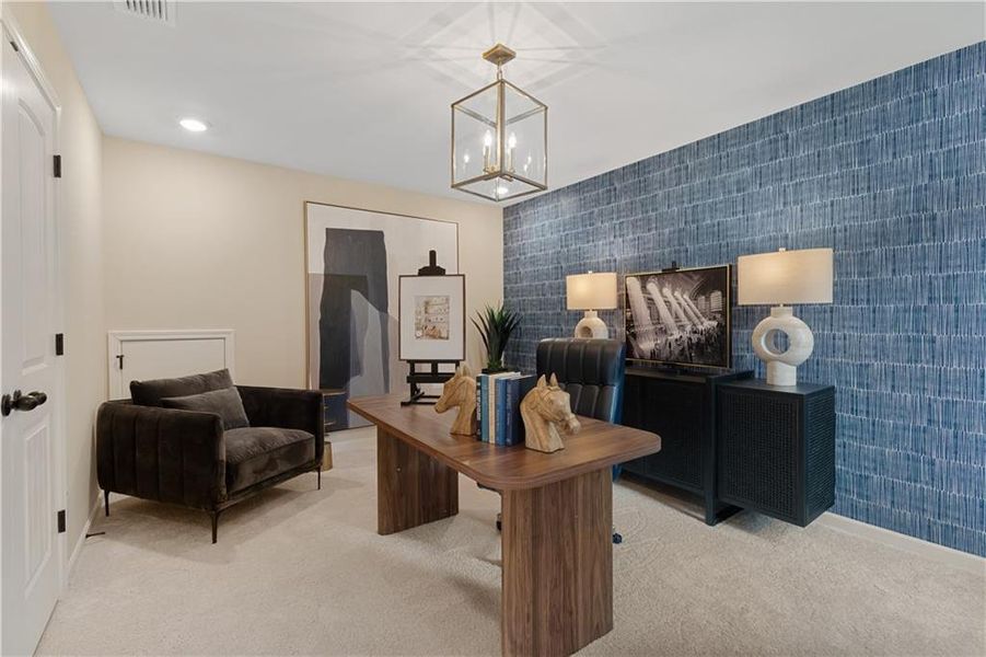 Furnished interior view inside a new home in Abbotts Crossing, Conyers (Image 29).