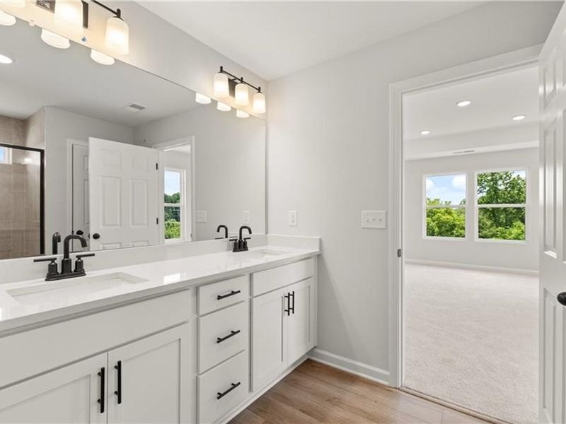 Furnished interior view inside a new home in Hemingway, Cumming (Image 8).