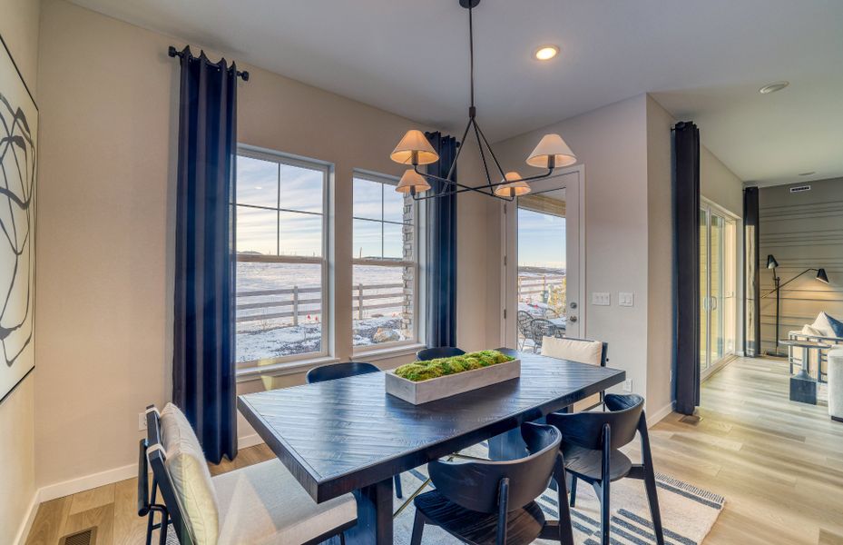 Furnished interior view inside a new home in Sterling Ranch, Littleton (Image 21). Furnished interior view inside a new home in Sterling Ranch, Littleton (Image 21).