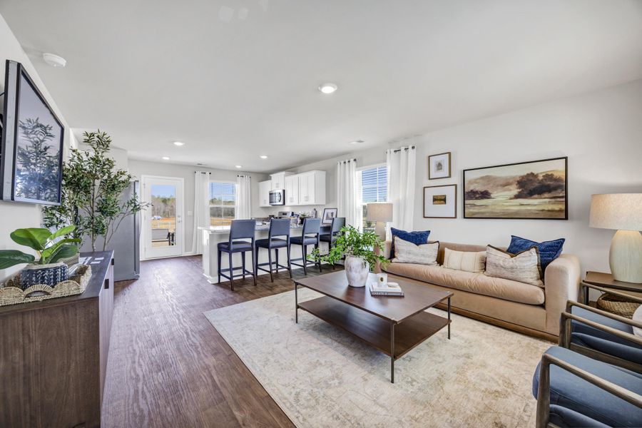 Furnished interior view inside a new home in The Park at Wilkinson, Orangeburg (Image 19).