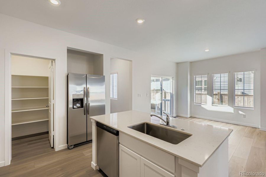 Furnished interior view inside a new home in , Thornton (Image 5). Furnished interior view inside a new home in , Thornton (Image 5).