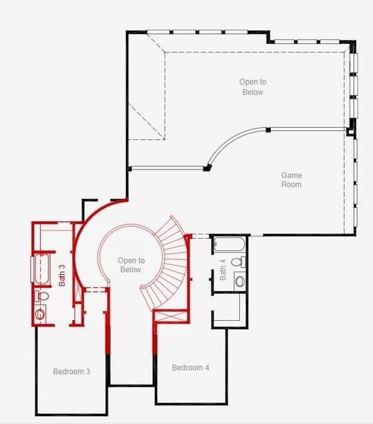 Winters 2nd floorplan- Representative Photo