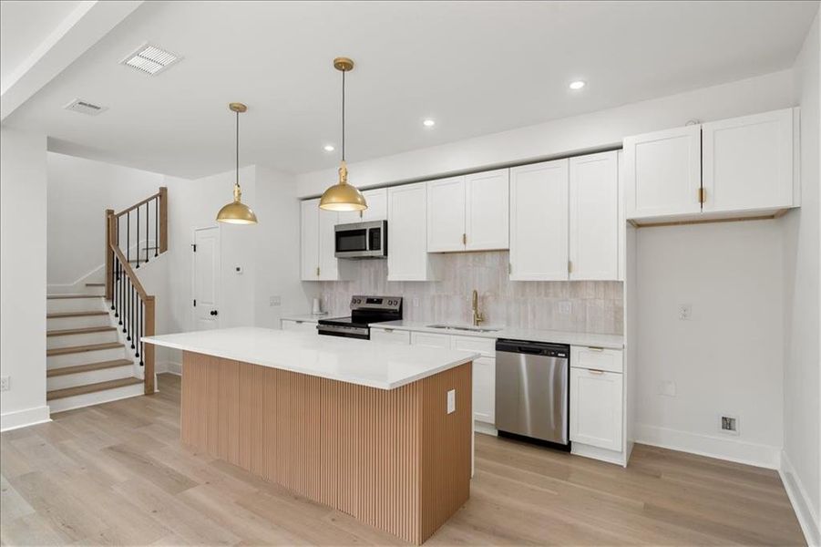 Furnished interior view inside a new home in , Atlanta (Image 15).