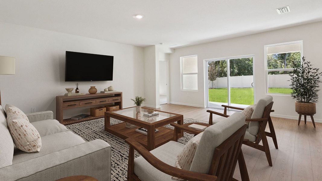 Furnished interior view inside a new home in Fountain View, Ormond Beach (Image 9).