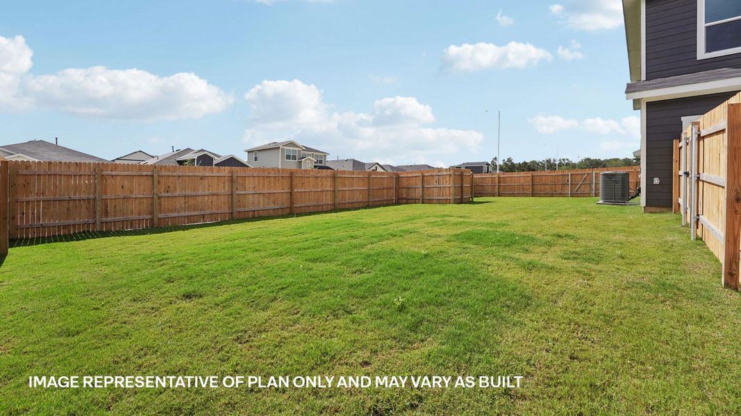 Exterior details and patio area of a home in Valverde, Bastrop (Image 2).