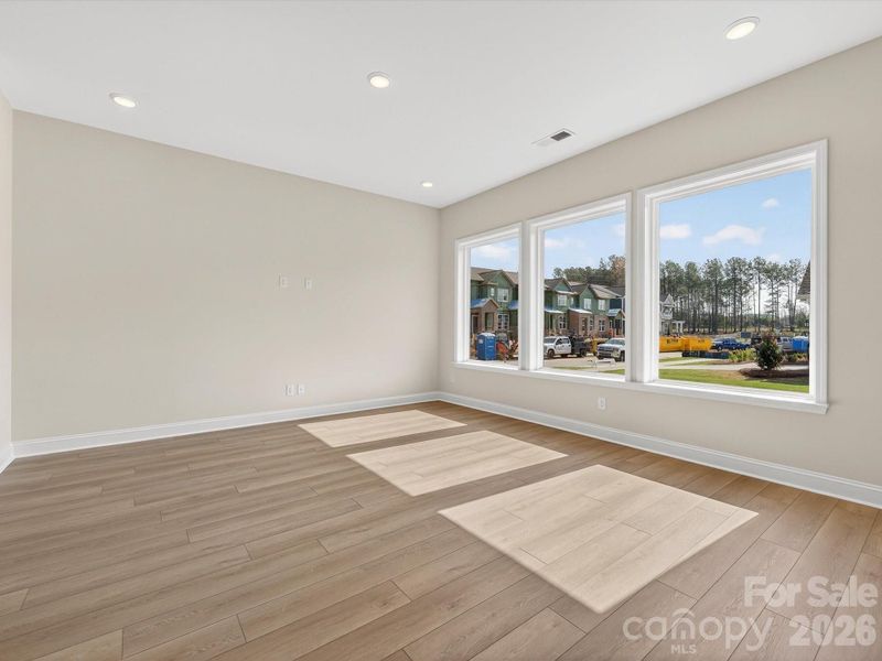 Fabulous windows in the family room