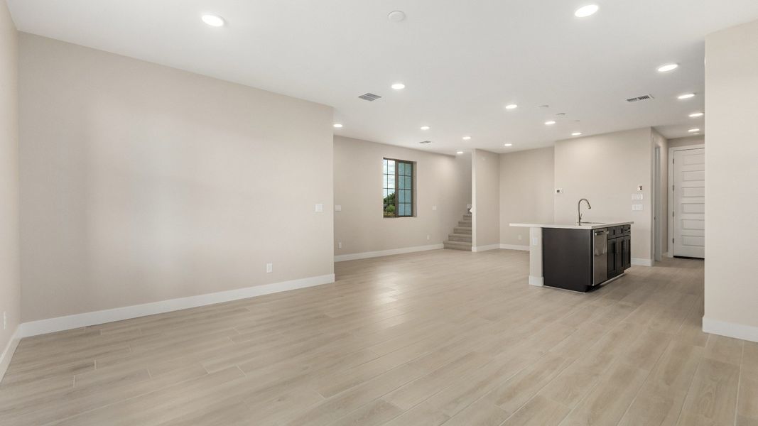 Representative furnished interior of a home built from the The Delaney by DRB Homes in Surprise City Center, Surprise (Image 6).