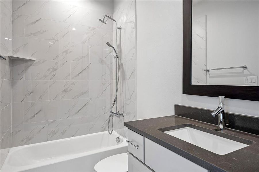 Furnished interior view inside a new home in , Addison (Image 11).