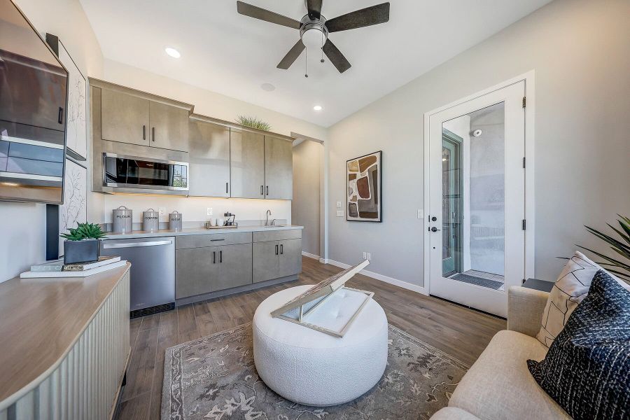 Furnished interior view inside a new home in Miravida, Surprise (Image 33). Furnished interior view inside a new home in Miravida, Surprise (Image 33).