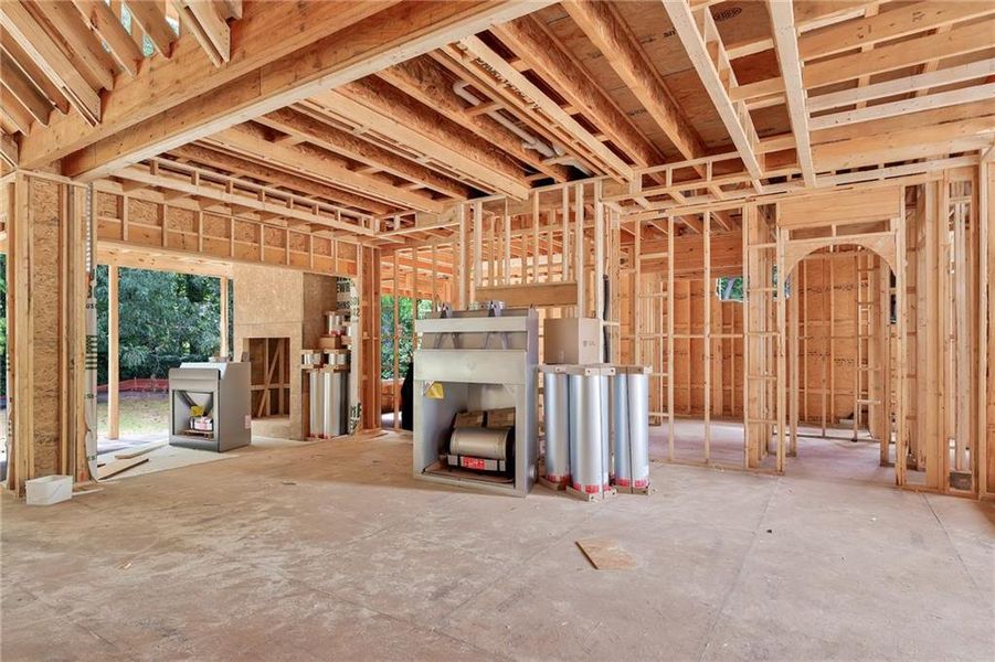 In-progress construction of a new home in , Atlanta, GA (Image 12).