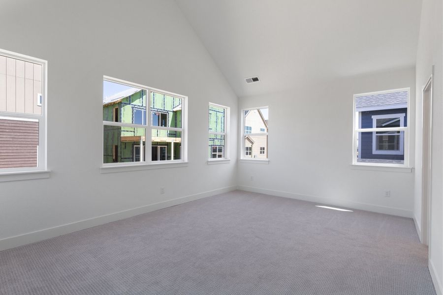 Representative unfurnished interior of a home built from the Journey Series - Varra by Brightland Homes in Dillon Pointe - Skyview, Broomfield (Image 12).